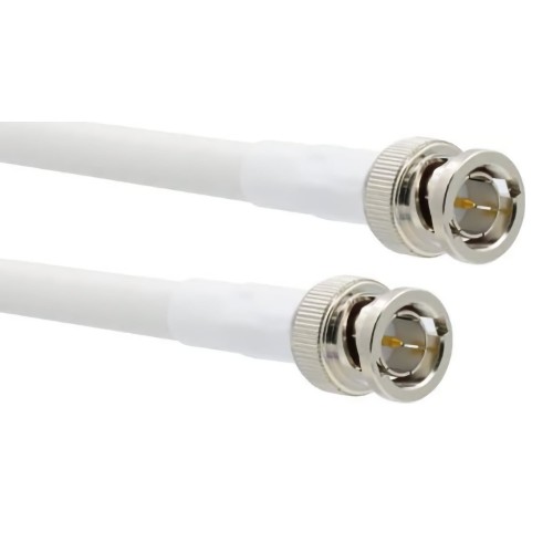 TekBox BNCM-BNCM/150/RG6/75Ω Câble BNC-Mâle vers BNC-Mâle, 150cm, RG6, 75Ω