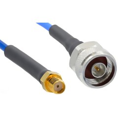 TekBox NM-SMAF/100/RM141 Câble N-Mâle vers SMA-Femelle, 100cm, RM141
