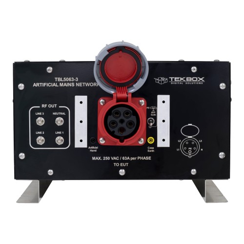 TekBox TBL5063-3 Réseau de stabilisation d'impédance (LISN) 50 µH triphasé 63 A